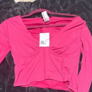 *NWT** Corset Pink Women's Top